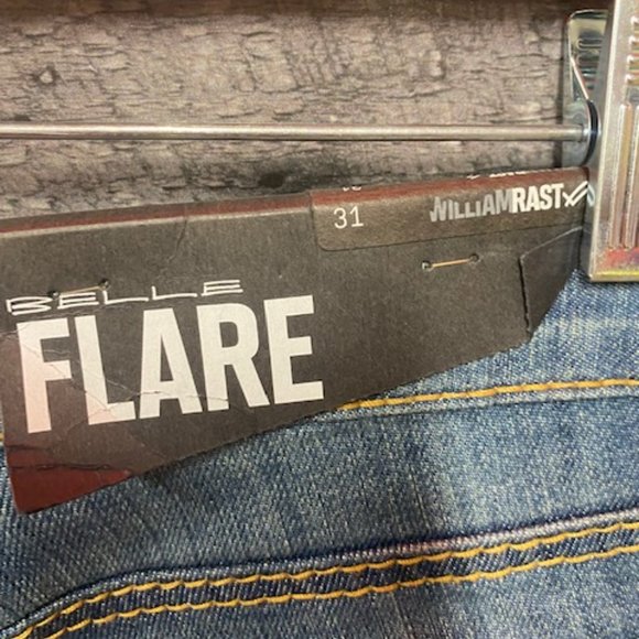 WILLIAM RAST Belle Flare Jeans Size: 31 NWT - Picture 7 of 7
